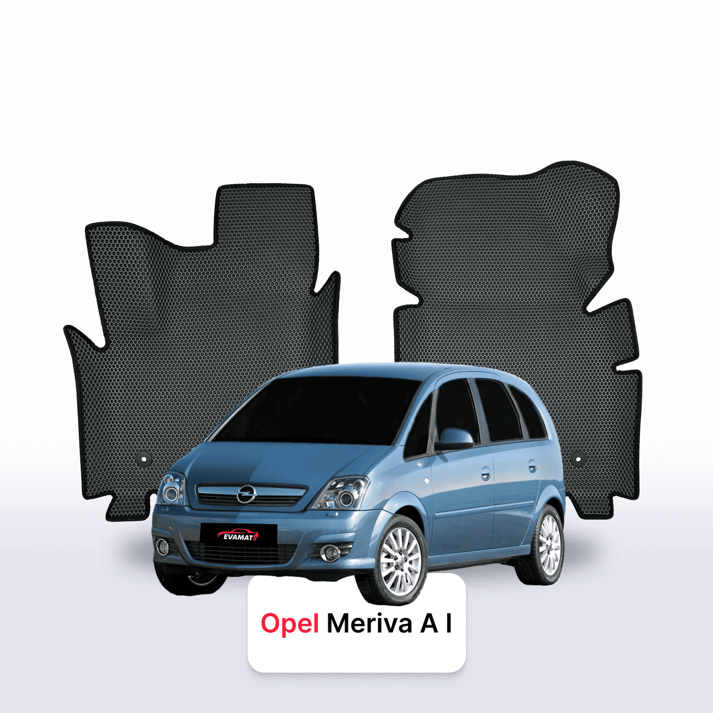 Car mats EVAMATS for Opel Meriva A 1 gen 2003-2010 year MINIVAN
