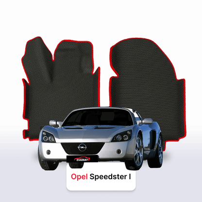 Car mats EVA for Opel Speedster 1 gen 2000-2005 year TARGA