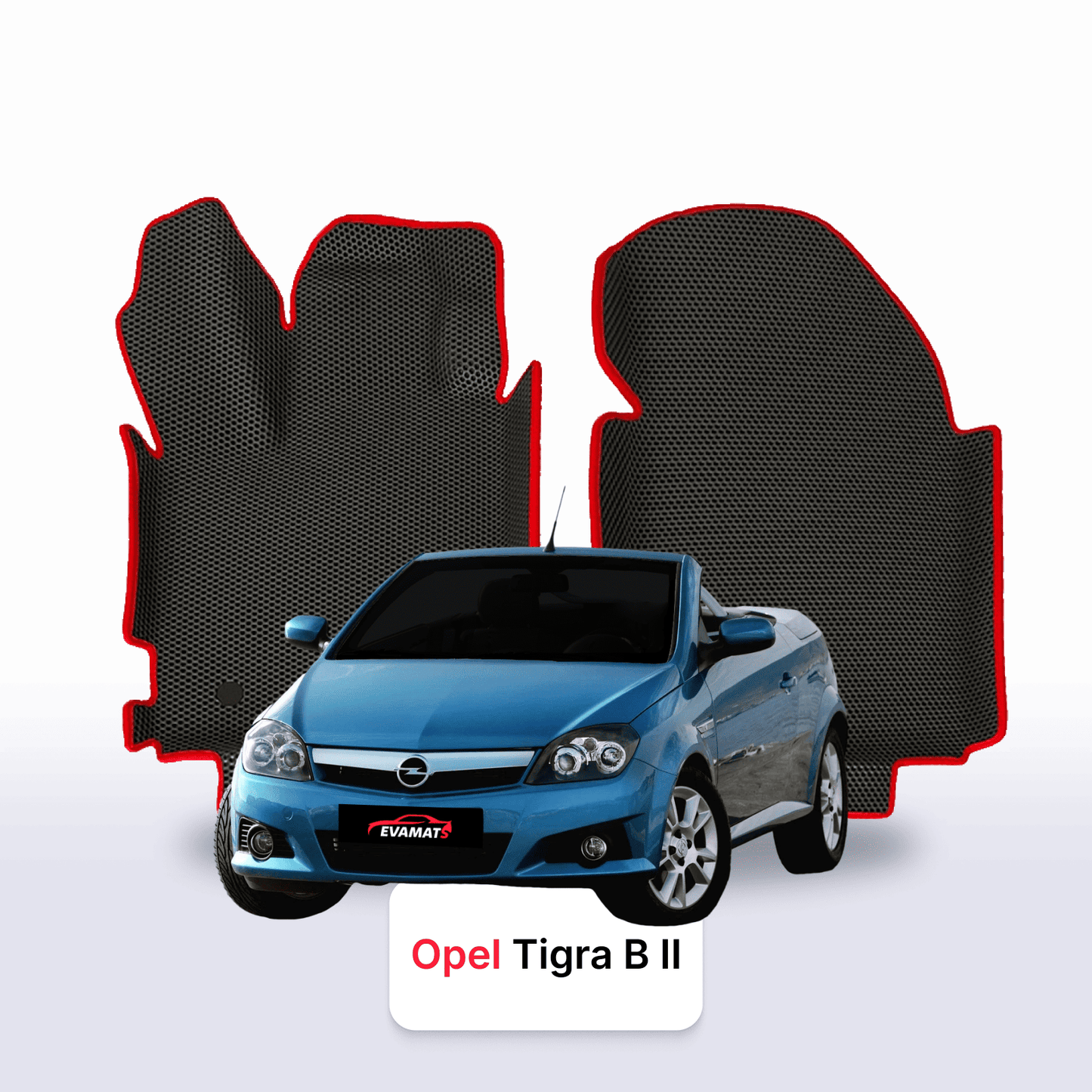 Car mats EVAMATS for Opel Tigra B 2 gen 2002-2009 year ROADSTER