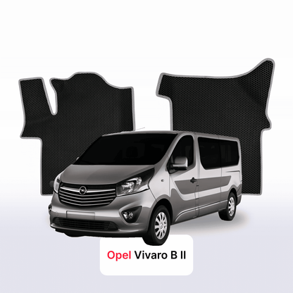 Car mats EVAMATS for Opel Vivaro B 2 gen 2014-2019 year MINIVAN LONG