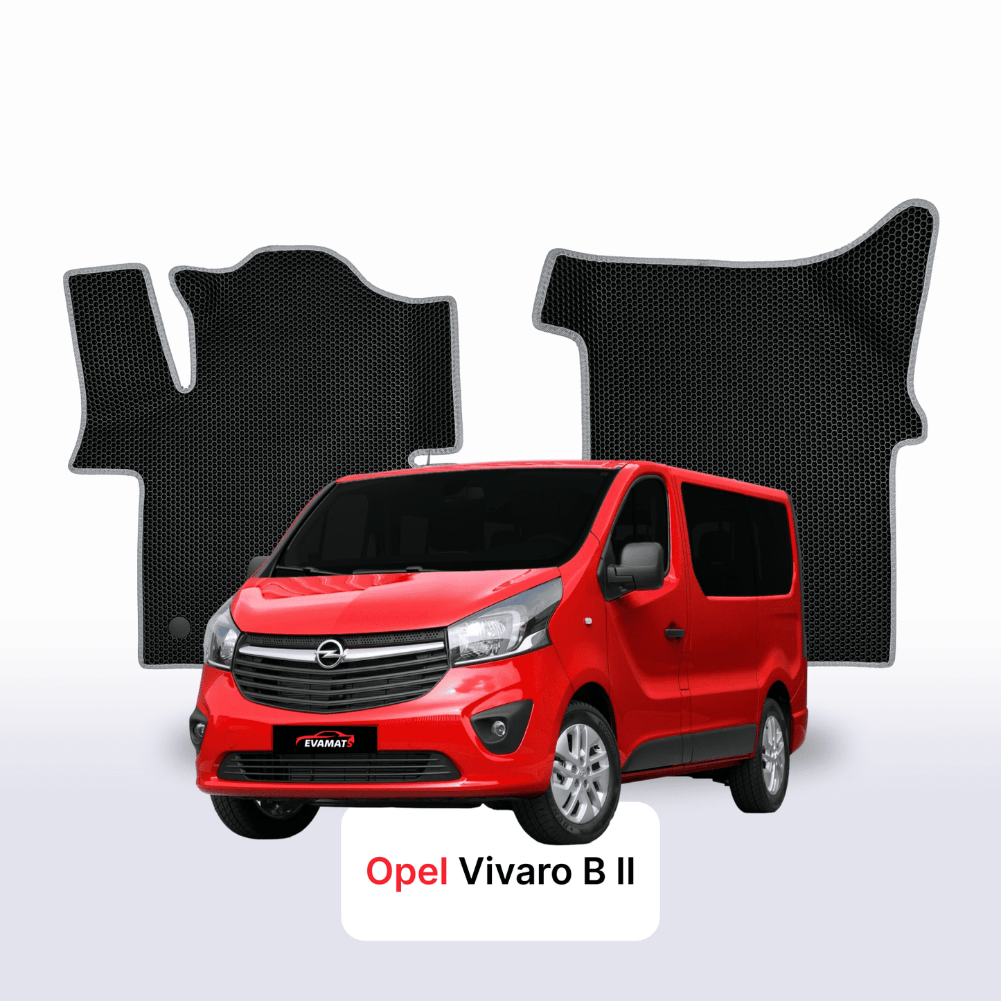 Car mats EVAMATS for Opel Vivaro B 2 gen 2014-2019 year MINIVAN