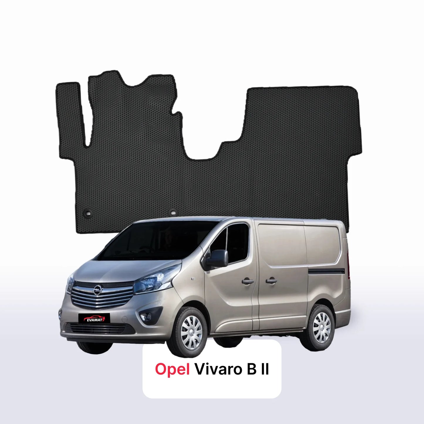 Car mats EVAMATS for Opel Vivaro B 2 gen 2014-2019 year VAN
