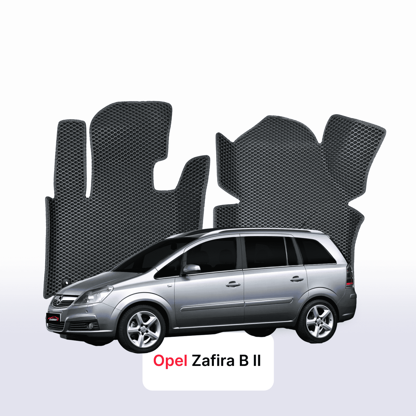Car mats EVAMATS for Opel Zafira B 2 gen 2005-2014 year MINIVAN