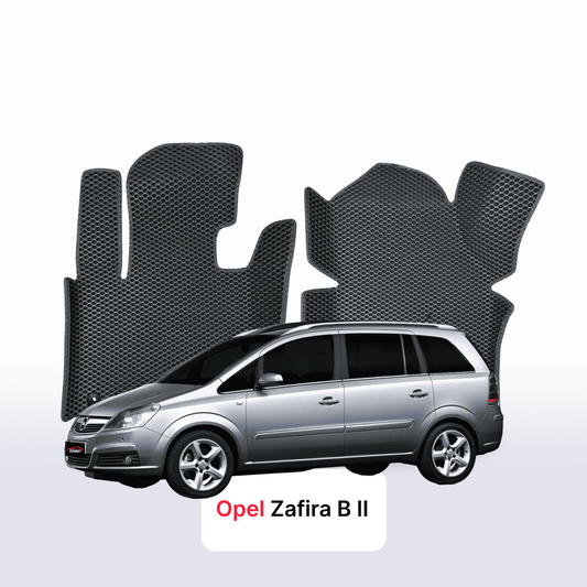 Car mats EVAMATS for Opel Zafira B 2 gen 2005-2014 year MINIVAN