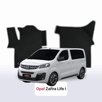 Car mats EVAMATS for Opel Zafira Life 1 gen 2019-2027 year MINIVAN S