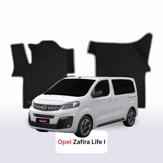 Car mats EVAMATS for Opel Zafira Life 1 gen 2019-2027 year MINIVAN S