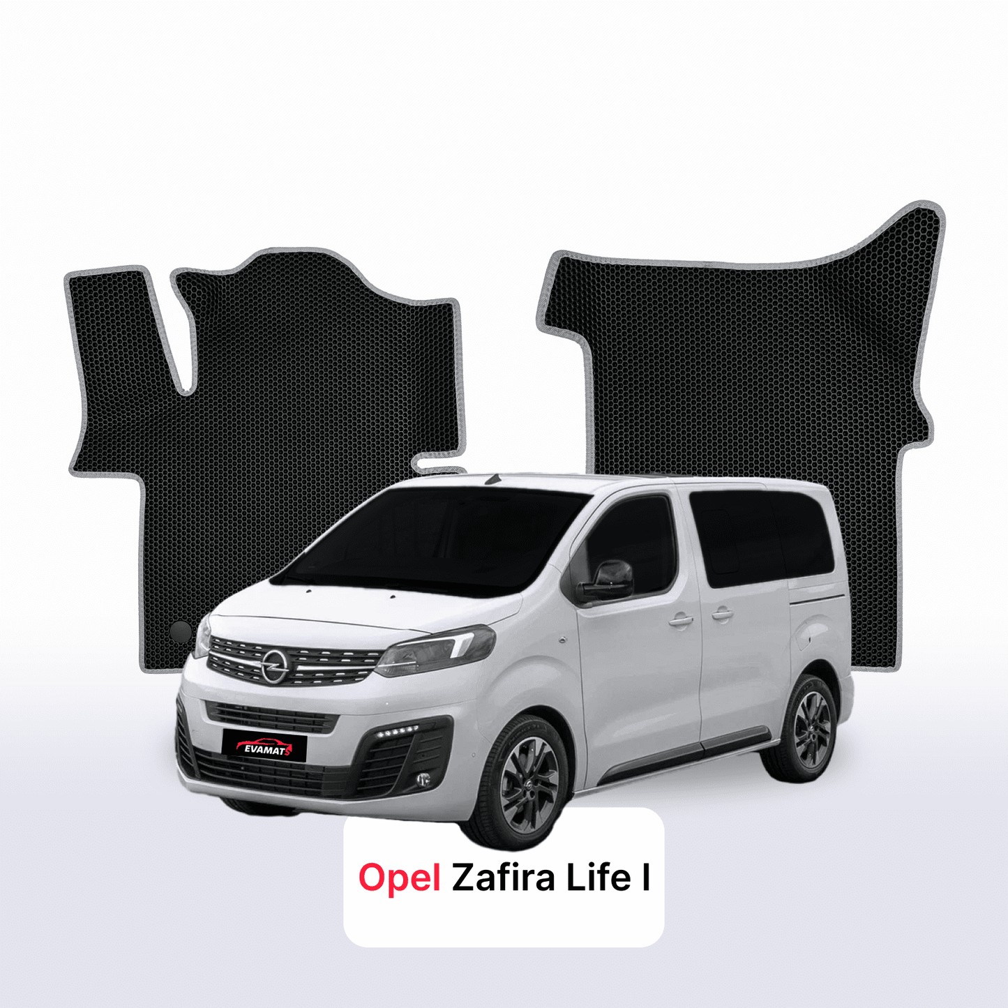 Car mats EVA for Opel Zafira Life 1 gen 2019-2027 year MINIVAN S