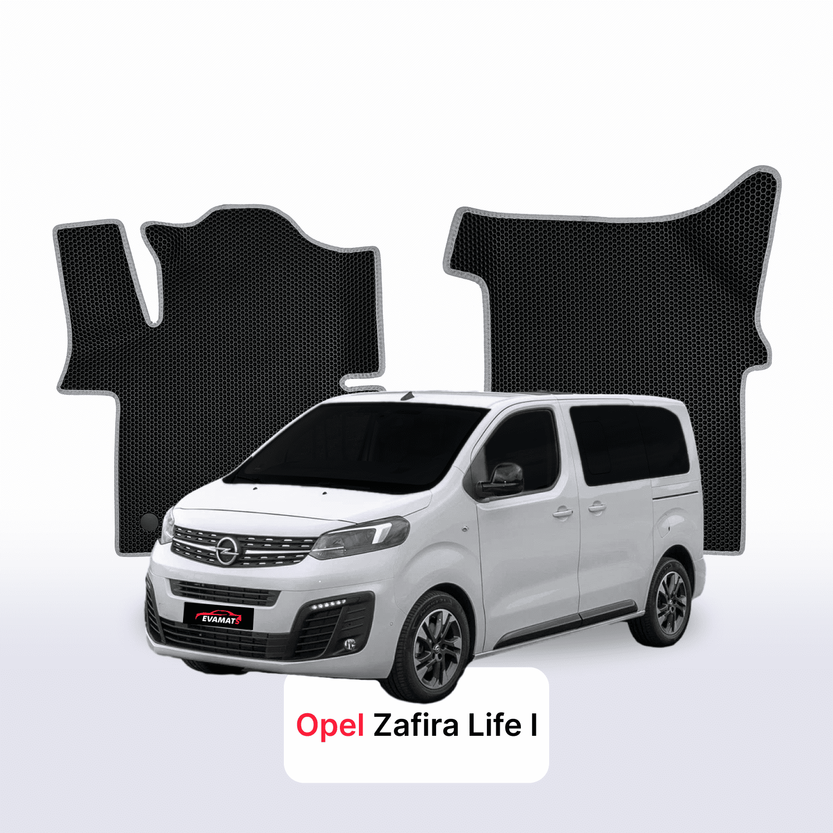 Car mats EVA for Opel Zafira Life 1 gen 2019-2027 year MINIVAN S