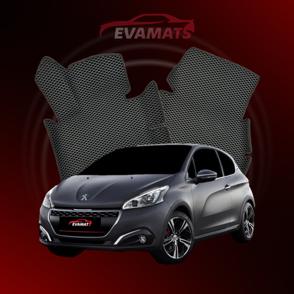 Tapis de voiture EVAMATS pour Peugeot 208 GTi(MT) 1 gen 2013-2019 année HATCHBACK 3 portes