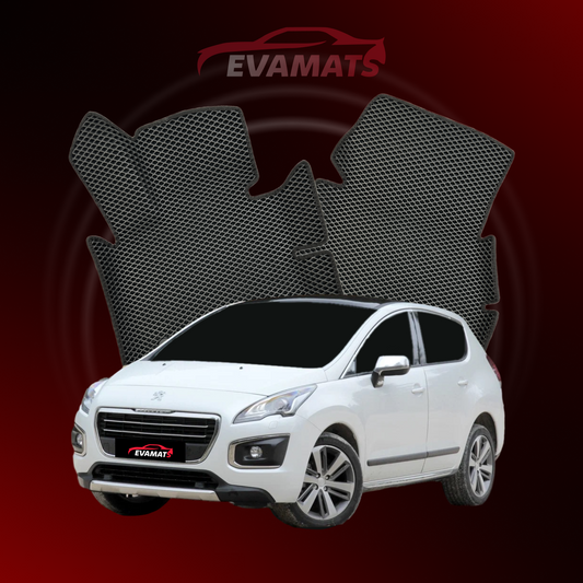 Car mats EVAMATS for Peugeot 3008(MT) 1 gen 2009-2016 year SUV