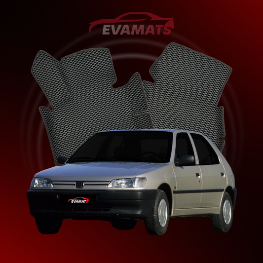 Alfombrillas de coche EVAMATS para Peugeot 306(MT) 1ª generación 1993-2002 HATCHBACK 5 puertas