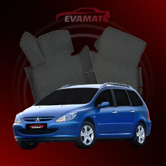 Alfombrillas de coche EVAMATS para Peugeot 307(MT) 1ª generación año 2001-2008 STATION WAGON