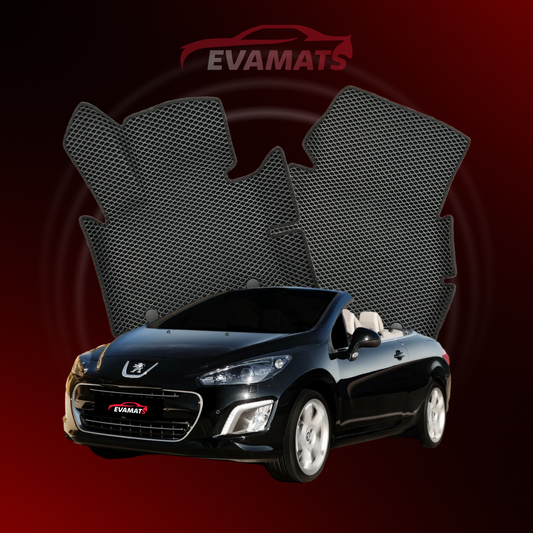 Tapis de voiture EVAMATS pour Peugeot 308(AT) 1 gen 2007-2015 année CABRIO