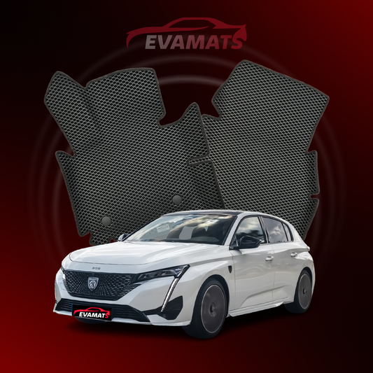 Car mats EVAMATS for Peugeot 308(MT) 3 gen 2021-2025 year HATCHBACK 5 door