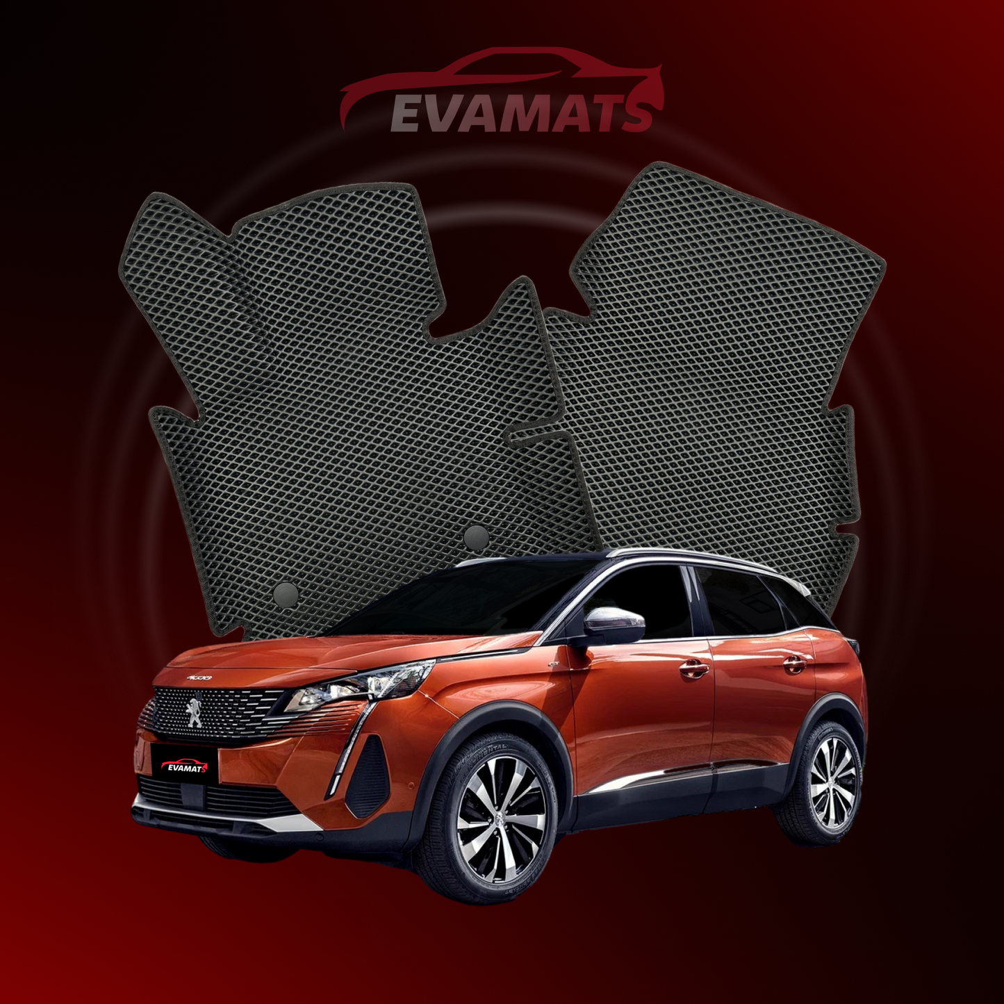 Autokoberce EVAMATS pro SUV Peugeot 4008(AT) 2 gen 2016-2025