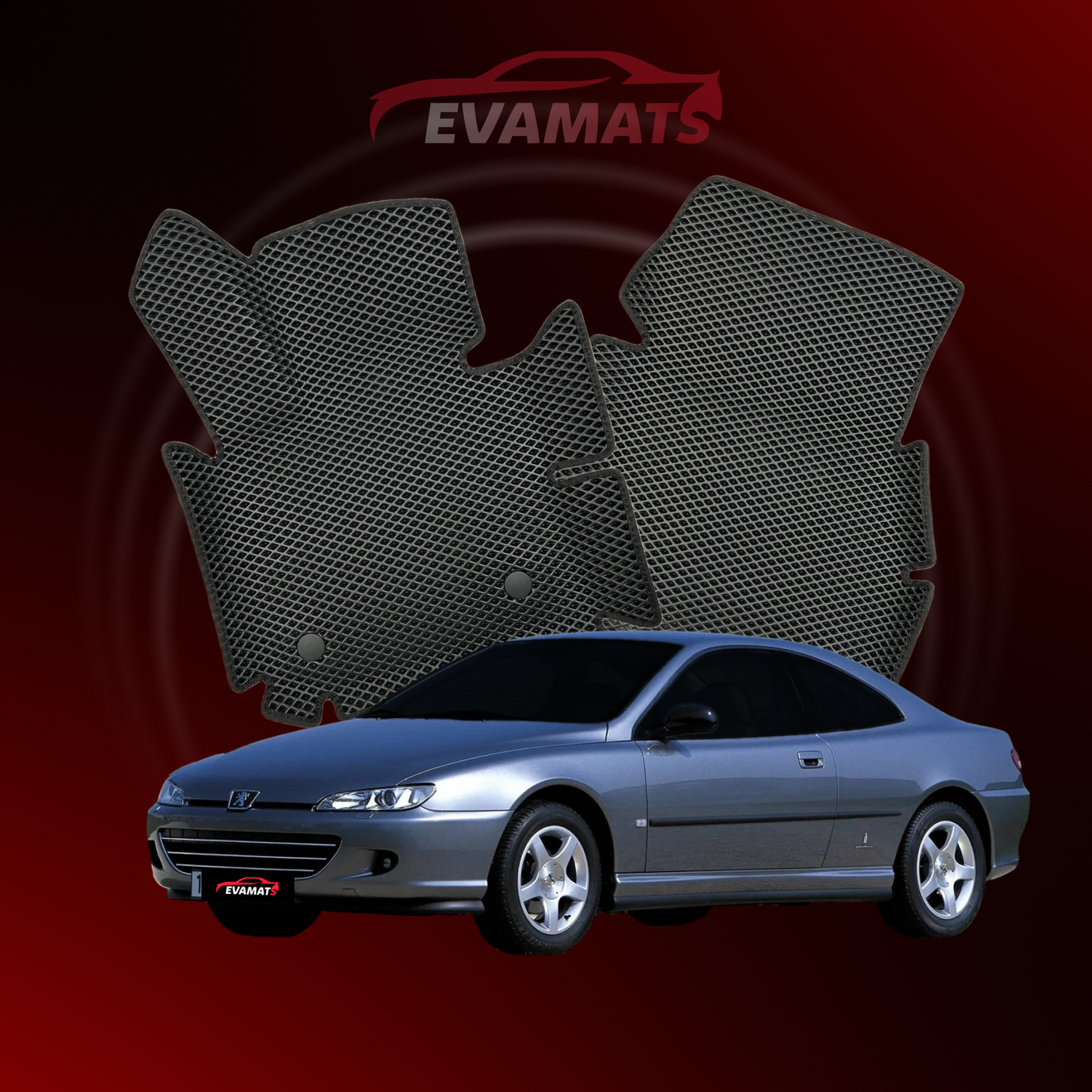 Autokoberce EVAMATS pro Peugeot 406(MT) 1 gen 1995-2005 rok COUPE