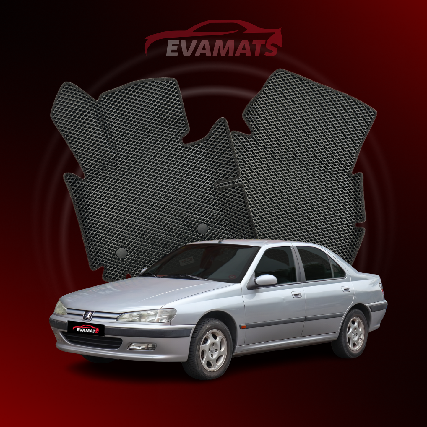 Tapis de voiture EVAMATS pour Peugeot 406(MT) 1 gen 1995-2005 année BERLINE