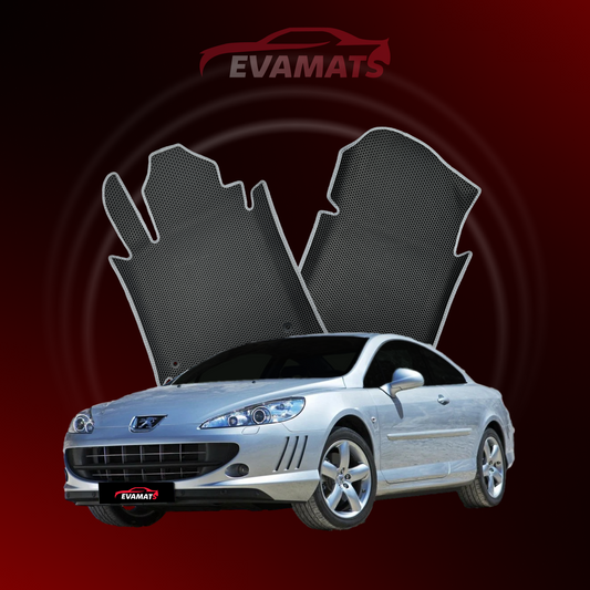 Car mats EVAMATS for Peugeot 407(MT) 1 gen 2004-2011 year COUPE