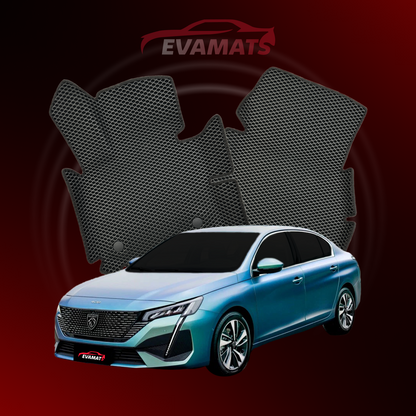 Tapis de voiture EVAMATS pour Peugeot 408 2 gen 2022-2023 année BERLINE