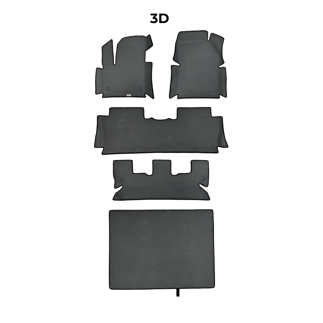 Tappetini per auto EVAMATS per Peugeot 5008(MT) 1 generazione 2009-2016 anno MINIVAN