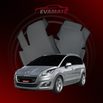 Fußmatten EVAMATS für Peugeot 5008(MT) 1. Generation 2009-2016 Jahr MINIVAN