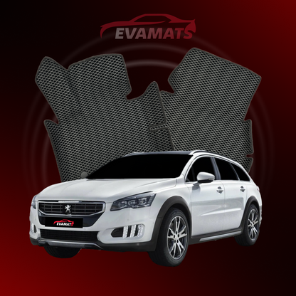 Tapis de voiture EVAMATS pour Peugeot 508 RXH(AMT) 1 gen 2011-2018 année STATION WAGON