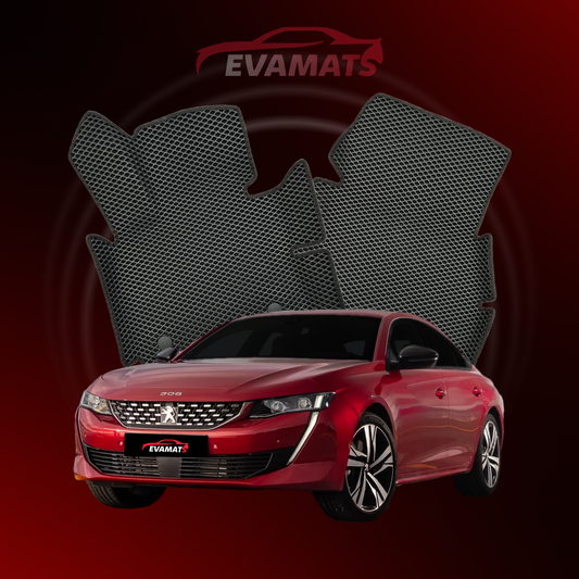 Alfombrillas de coche EVAMATS para Peugeot 508(AT) 2ª generación año 2018-2025 SEDAN