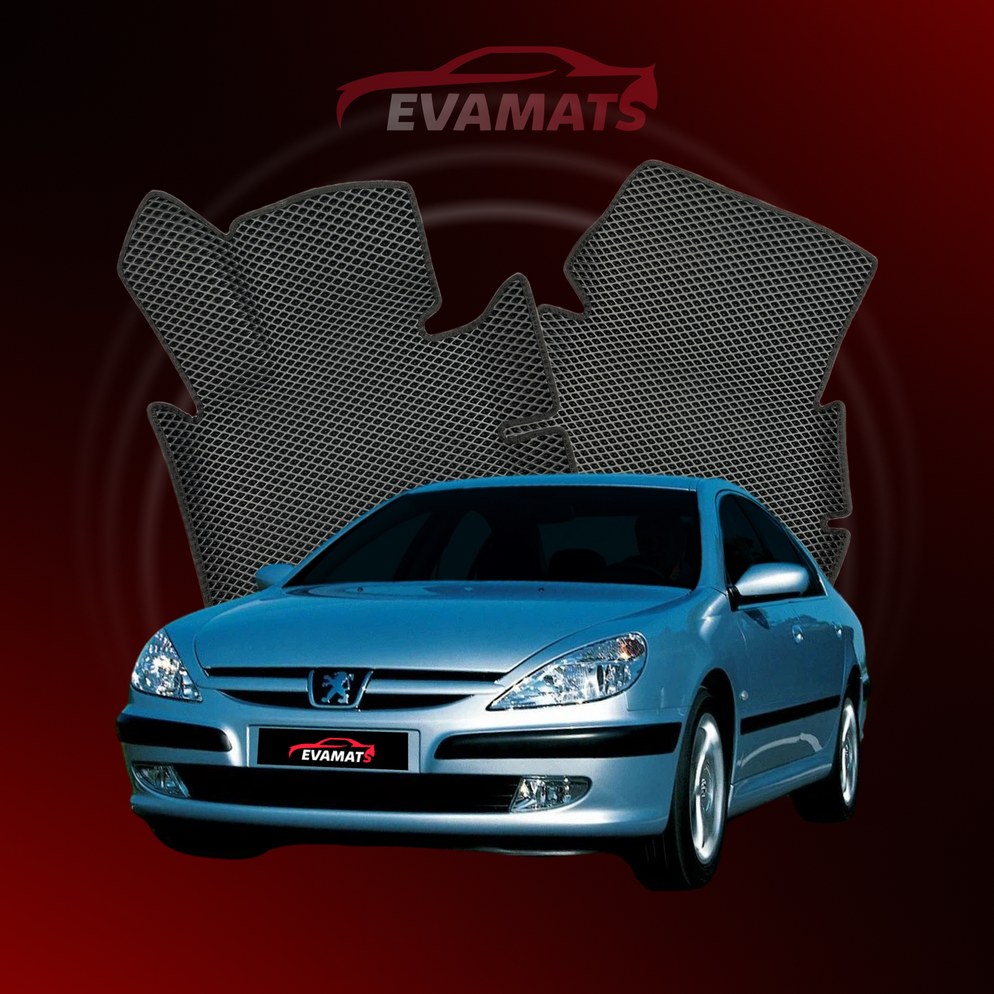 Tapis de voiture EVAMATS pour Peugeot 607(MT) 1 gen 2000-2010 année BERLINE