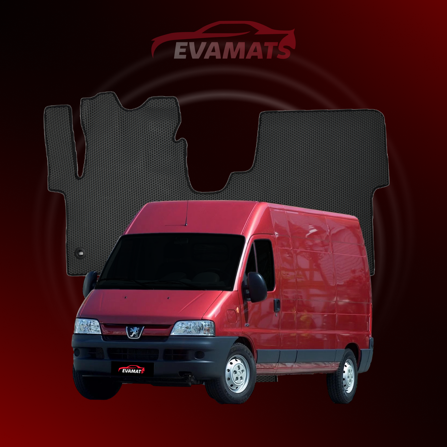 Car mats EVAMATS for Peugeot Boxer(MT) 1 gen 1994-2006 year VAN