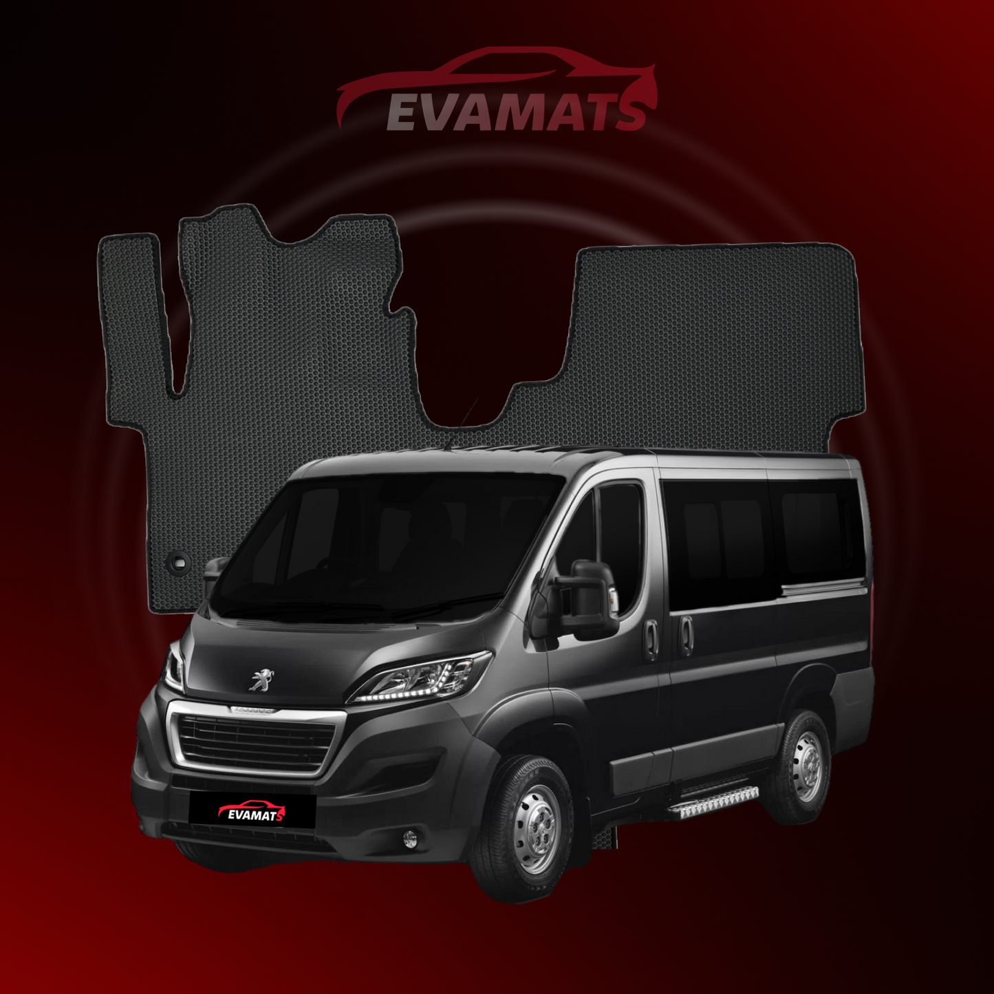 Alfombrillas de coche EVAMATS para Peugeot Boxer(MT) 2ª generación año 2006-2025 BUS