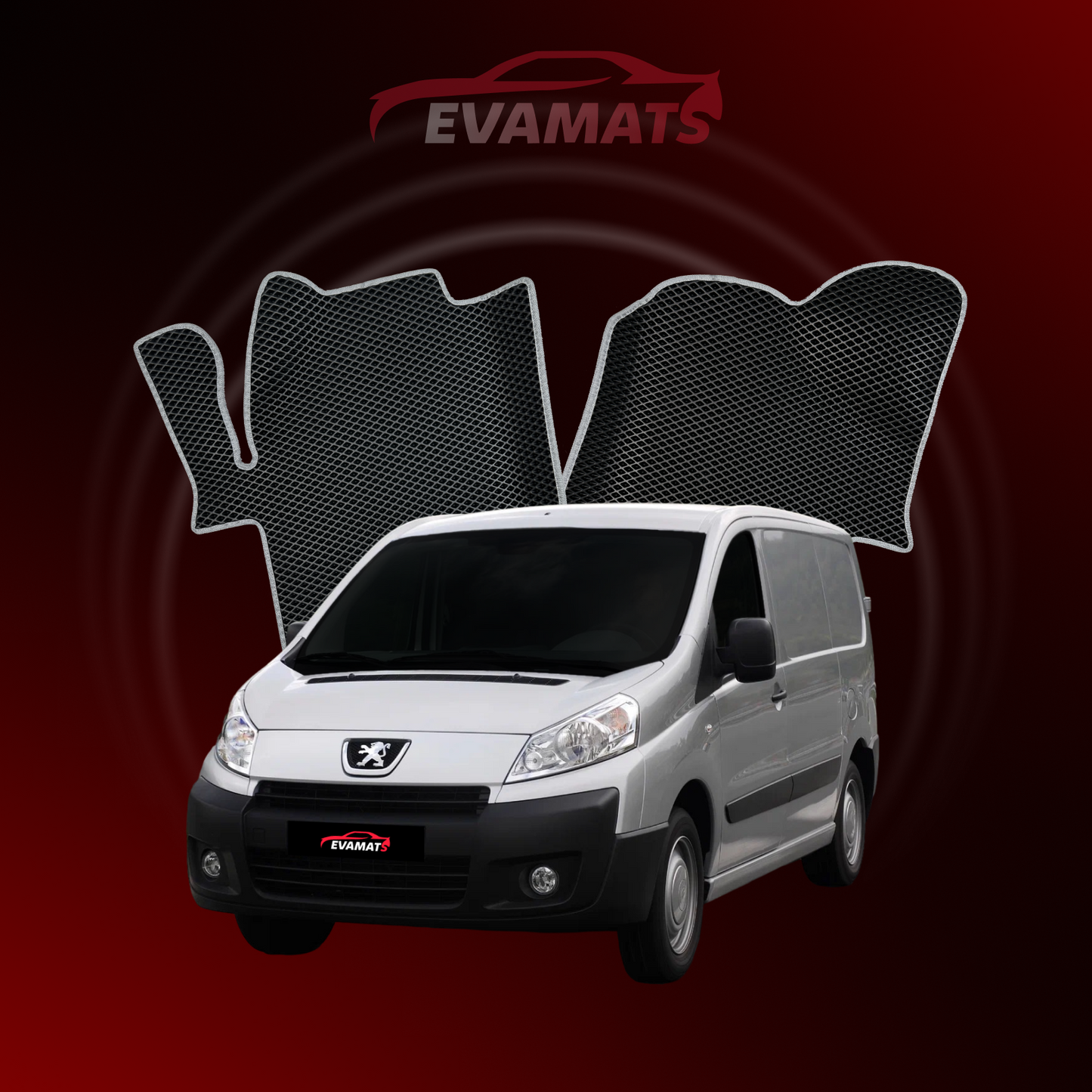 Car mats EVAMATS for Peugeot Expert(MT) 2 gen 2007-2016 year VAN