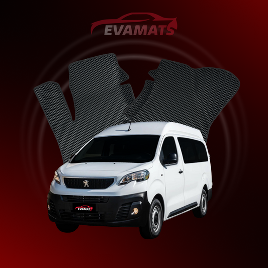 Tapis de voiture EVAMATS pour Peugeot Expert(MT) 3 gen 2016-2025 année MINIVAN