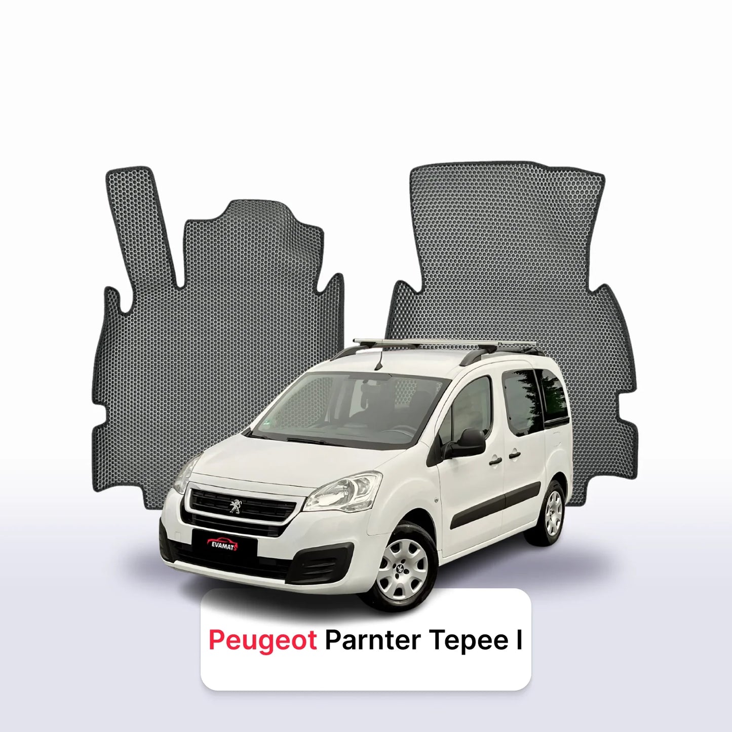 Car mats EVAMATS for Peugeot Partner Tepee 2 gen 2008-2018 year MINIVAN OUTLET