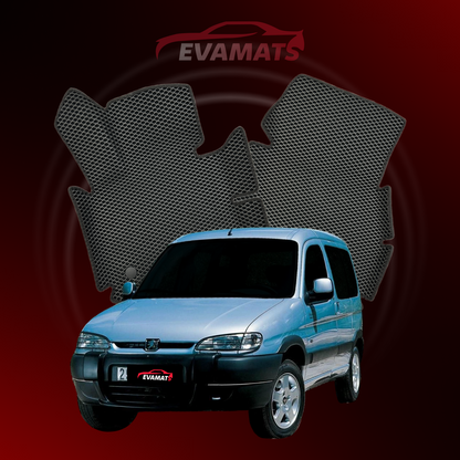 Tappetini per auto EVAMATS per Peugeot Partner(MT) 1 generazione 1997-2012 anno MINIVAN