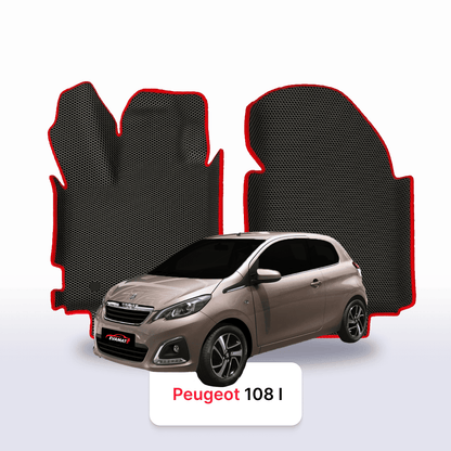 Car mats EVAMATS for Peugeot 108 1 gen 2014-2021 year HATCHBACK 3 door