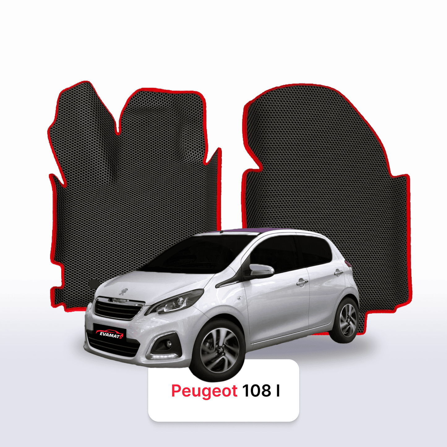 Car mats EVA for Peugeot 108 1 gen 2014-2021 year HATCHBACK 5 door