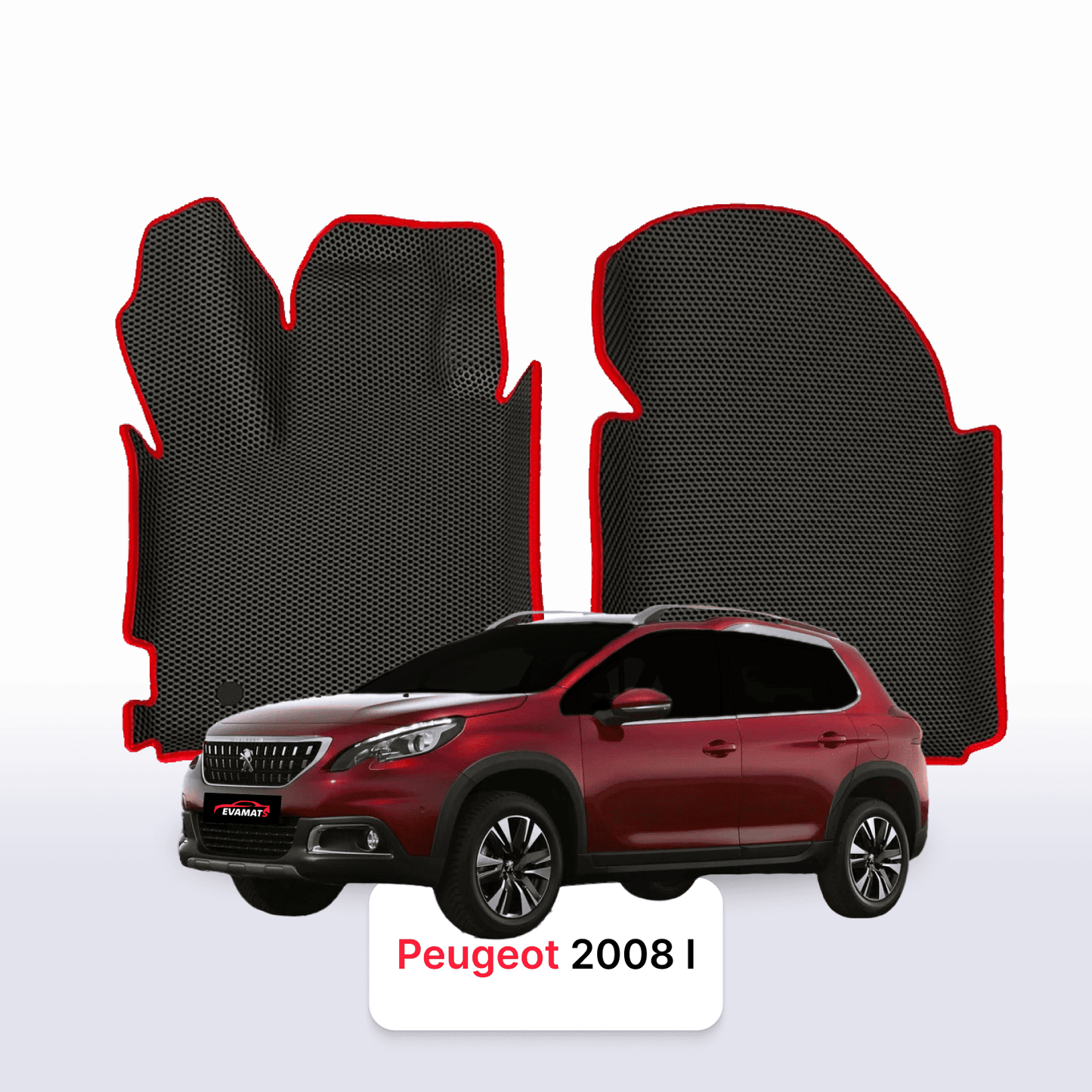 Car mats EVAMATS for Peugeot 2008(MT) 1 gen 2013-2019 year SUV