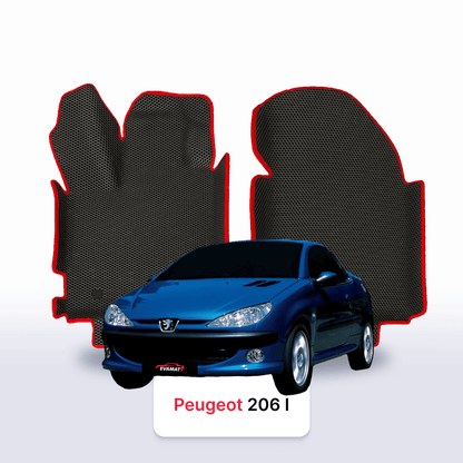 Car mats EVAMATS for Peugeot 206(MT) 1 gen 1998-2012 year CABRIO
