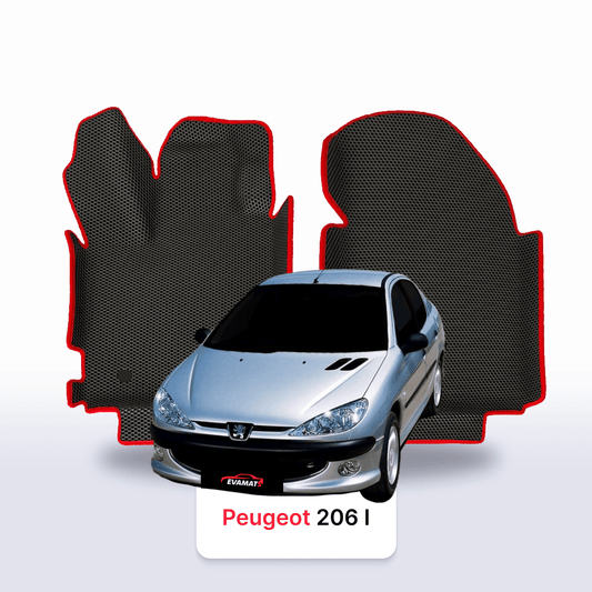 Car mats EVAMATS for Peugeot 206(MT) 1 gen 1998-2012 year SEDAN
