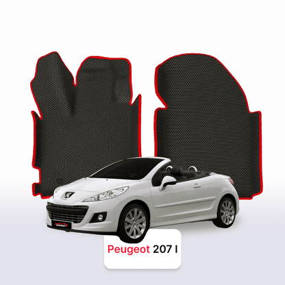 Car mats EVA for Peugeot 207(MT) 1 gen 2006-2015 year CABRIO