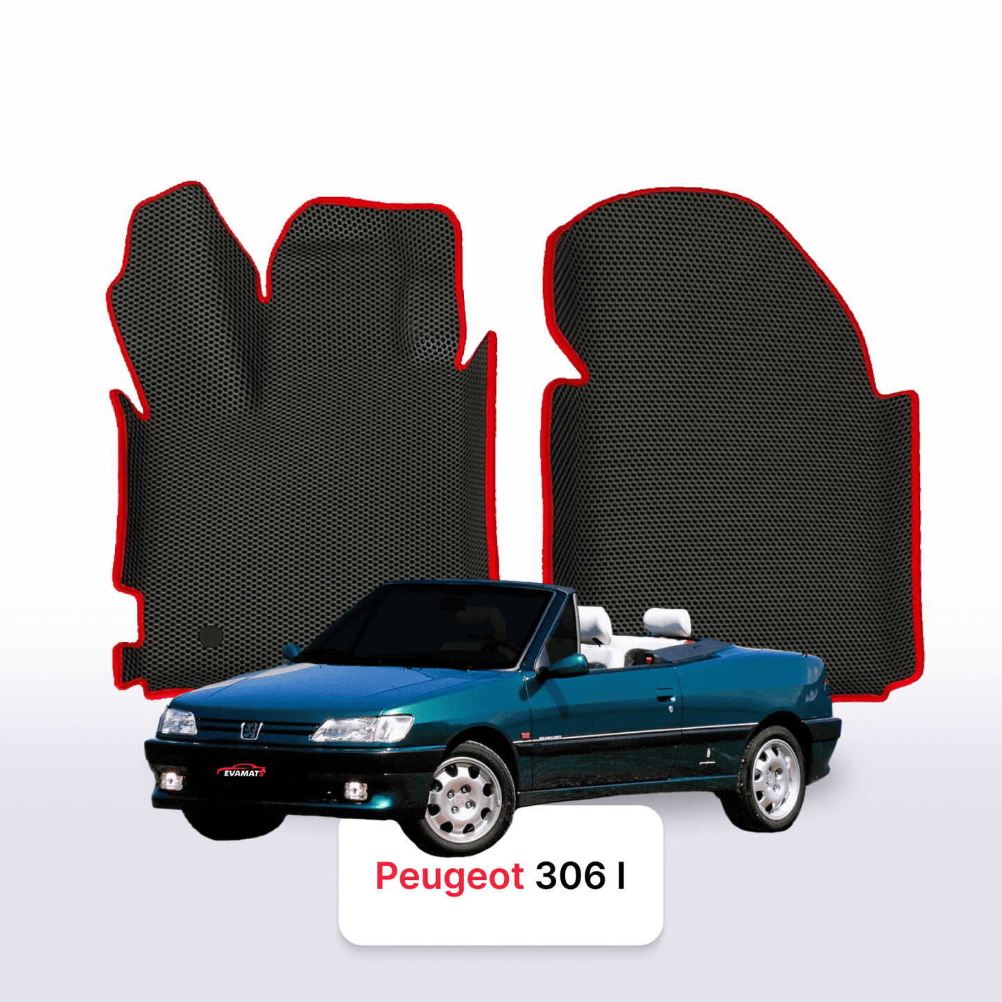 Car mats EVAMATS for Peugeot 306(MT) 1 gen 1993-2002 year CABRIO