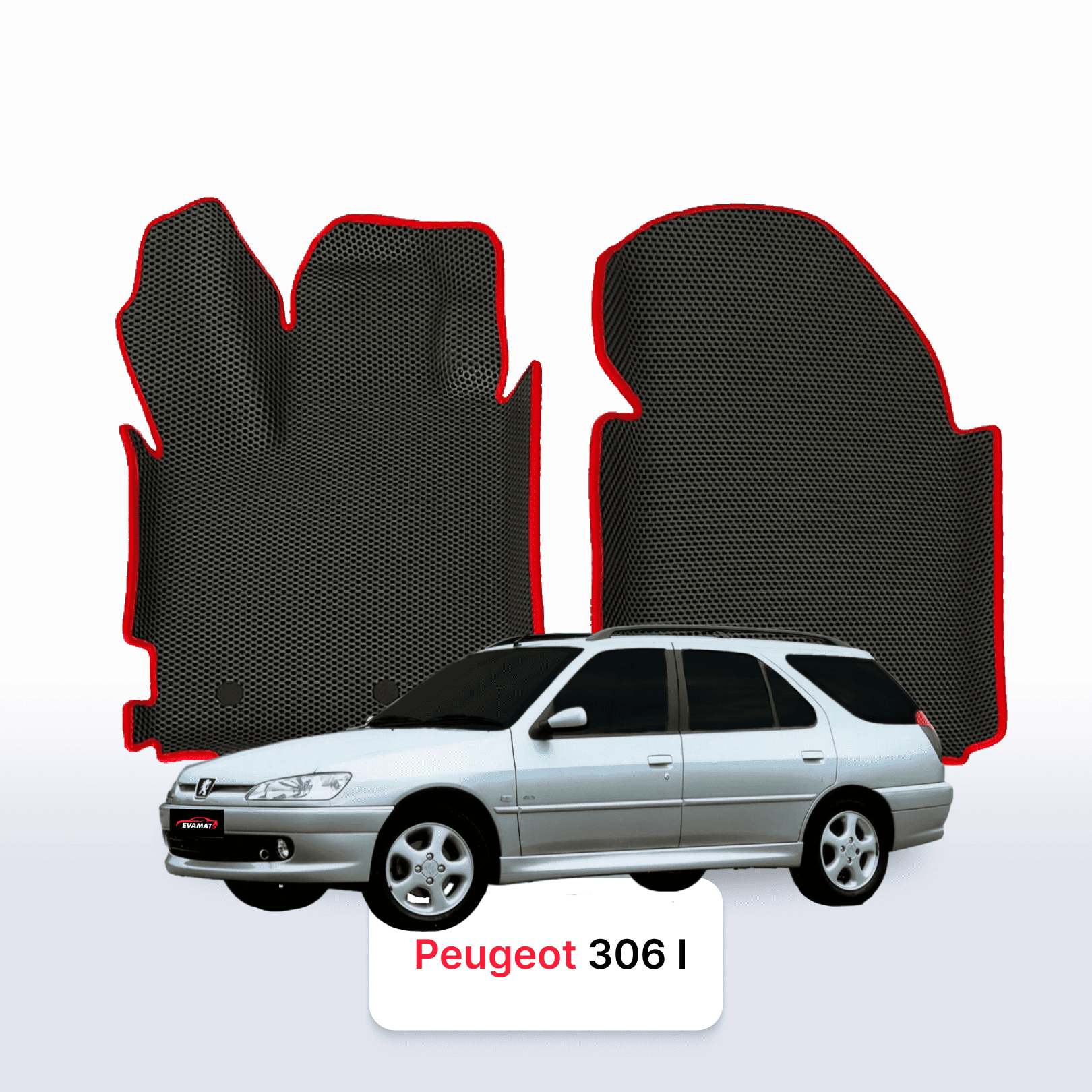 Car mats EVAMATS for Peugeot 306(MT) 1 gen 1993-2002 year STATION WAGON