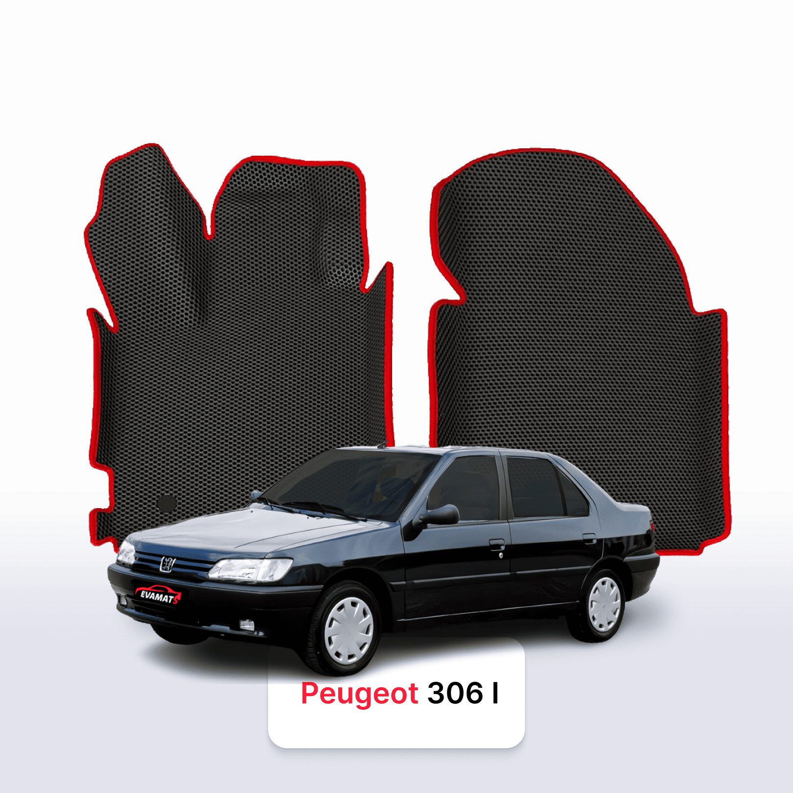 Car mats EVAMATS for Peugeot 306(MT) 1 gen 1993-2002 year SEDAN