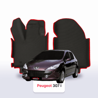 Car mats EVAMATS for Peugeot 307(MT) 1 gen 2001-2008 year HATCHBACK 5 door