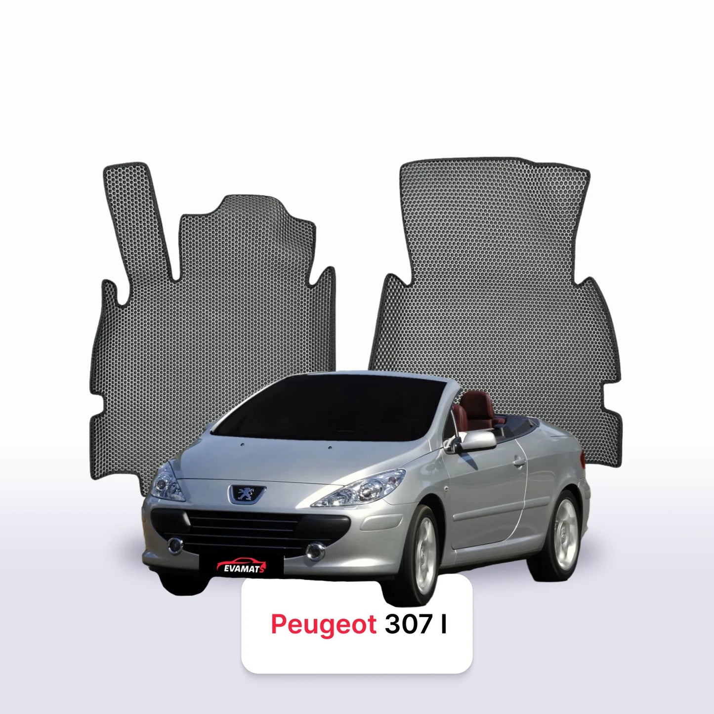 Car mats EVAMATS for Peugeot 307(MT) 1 gen 2001-2008 year CABRIO