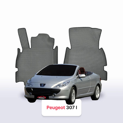 Car mats EVAMATS for Peugeot 307(MT) 1 gen 2001-2008 year CABRIO