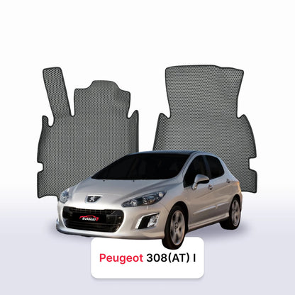 Car mats EVAMATS for Peugeot 308(AT) 1 gen 2007-2015 year HATCHBACK 5 door