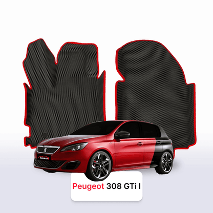 Car mats EVAMATS for Peugeot 308 GTi 1 gen 2015-2021 year HATCHBACK 5 door