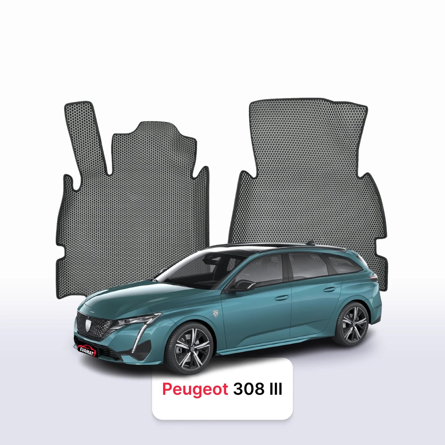 Car mats EVAMATS for Peugeot 308(MT) 3 gen 2021-2025 year STATION WAGON