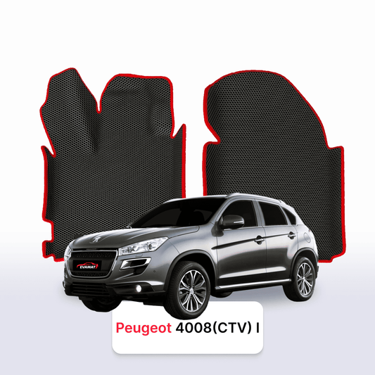 Car mats EVAMATS for Peugeot 4008(CTV) 1 gen 2012-2017 year SUV
